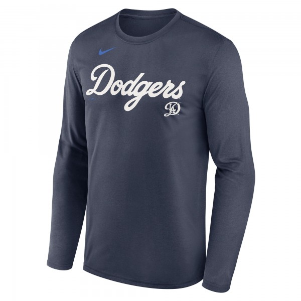 Los Angeles Dodgers Nike Blue City Connect Legend Dri-FIT Long Sleeve T-Shirt