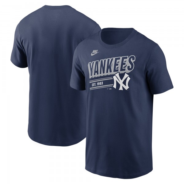 New York Yankees Nike Navy Cooperstown Collection Retro T-Shirt