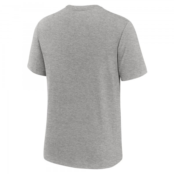 New York Yankees Nike Heather Gray Cooperstown Collection Retro Tri-Blend T-Shirt