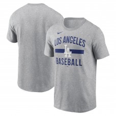 Los Angeles Dodgers Nike Heather Gray Arched T-Shirt