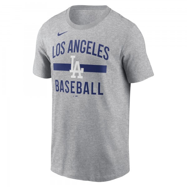 Los Angeles Dodgers Nike Heather Gray Arched T-Shirt