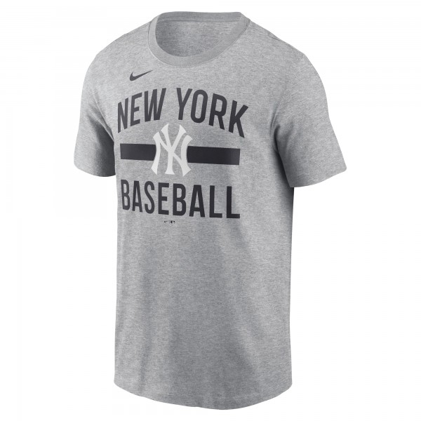 New York Yankees Nike Heather Gray Arched T-Shirt