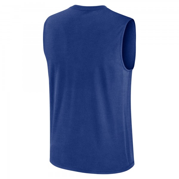 Los Angeles Dodgers Nike Royal Knockout Dri-FIT Muscle Tank Top