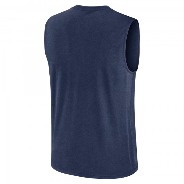New York Yankees Nike Navy Knockout Dri-FIT Muscle Tank Top