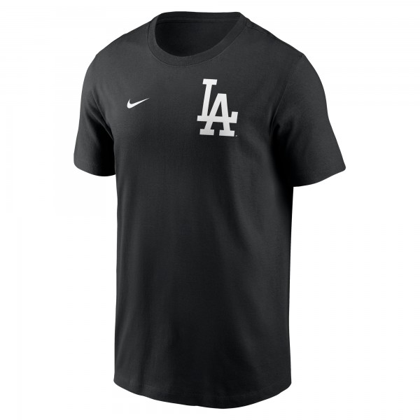 Los Angeles Dodgers Nike Black 2-Hit T-Shirt