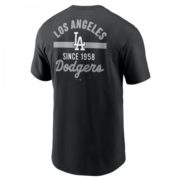 Los Angeles Dodgers Nike Black 2-Hit T-Shirt