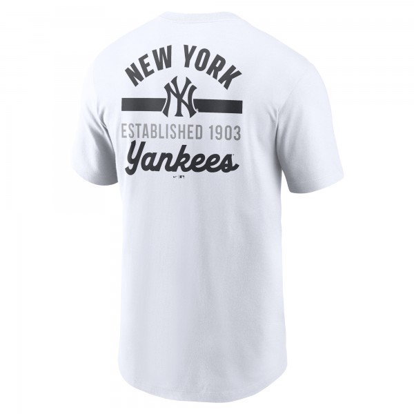 New York Yankees Nike White 2-Hit T-Shirt
