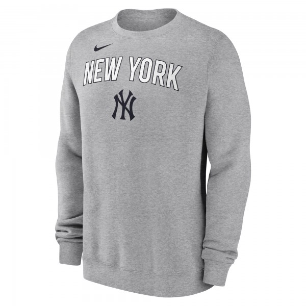 Кофта New York Yankees Nike Heather Gray