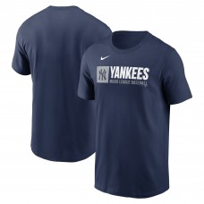 New York Yankees Nike Navy Team Block T-Shirt