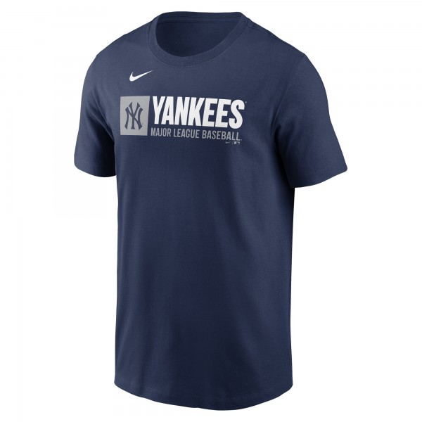 New York Yankees Nike Navy Team Block T-Shirt
