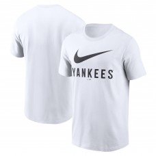 New York Yankees Nike White Swoosh T-Shirt
