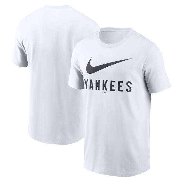 New York Yankees Nike White Swoosh T-Shirt