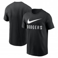 Los Angeles Dodgers Nike Black Swoosh T-Shirt