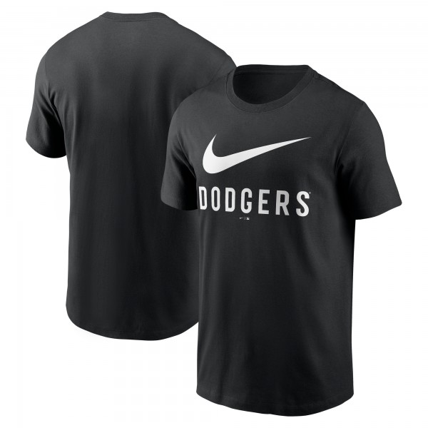 Los Angeles Dodgers Nike Black Swoosh T-Shirt