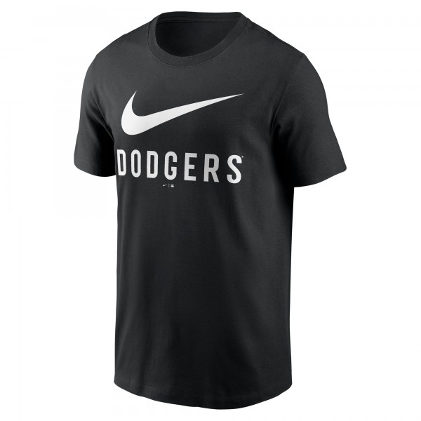 Los Angeles Dodgers Nike Black Swoosh T-Shirt
