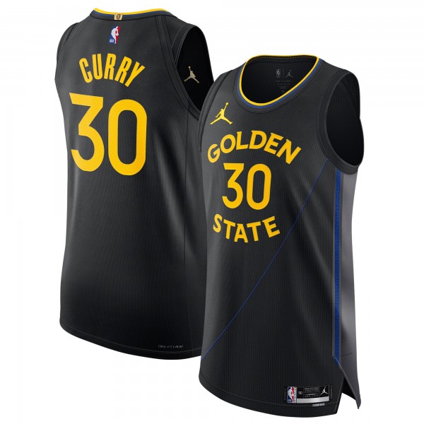 Джерси Golden State Warriors Stephen Curry Jordan Brand Black 2024/25 Authentic - Statement Edition