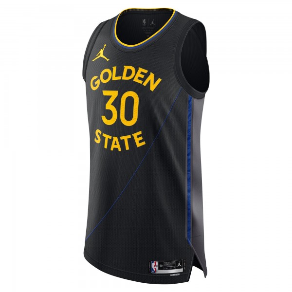 Джерси Golden State Warriors Stephen Curry Jordan Brand Black 2024/25 Authentic - Statement Edition