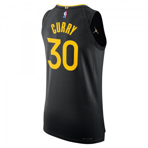 Джерси Golden State Warriors Stephen Curry Jordan Brand Black 2024/25 Authentic - Statement Edition