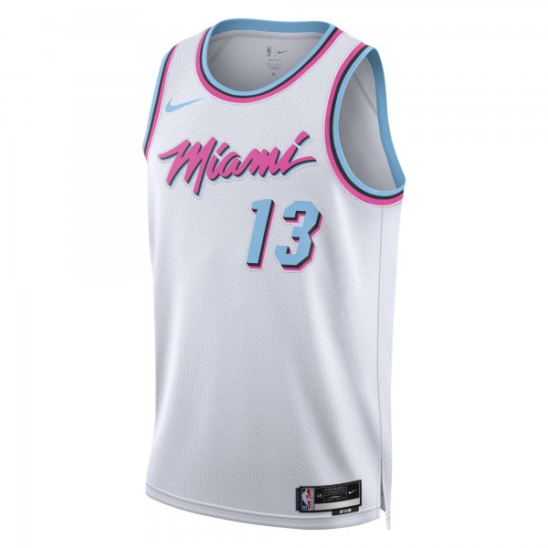 Игровая джерси Unisex Miami Heat Bam Adebayo Nike White 2024/25 - City Edition