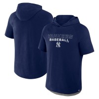 Футболка с капюшоном New York Yankees Fanatics Navy Clubhouse Optimal Play Raglan