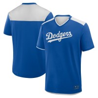 Los Angeles Dodgers Fanatics Royal Walk Off V-Neck T-Shirt