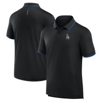 Los Angeles Dodgers Fanatics Black Front Office Move Mono Pique Polo