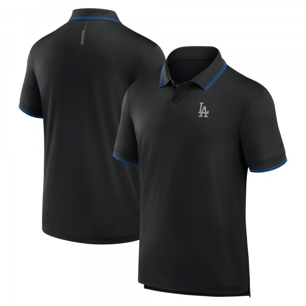 Los Angeles Dodgers Fanatics Black Front Office Move Mono Pique Polo