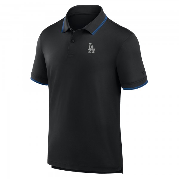 Los Angeles Dodgers Fanatics Black Front Office Move Mono Pique Polo