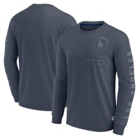 Los Angeles Dodgers Fanatics Blue Elements Future Ground Tonal Info Long Sleeve T-Shirt