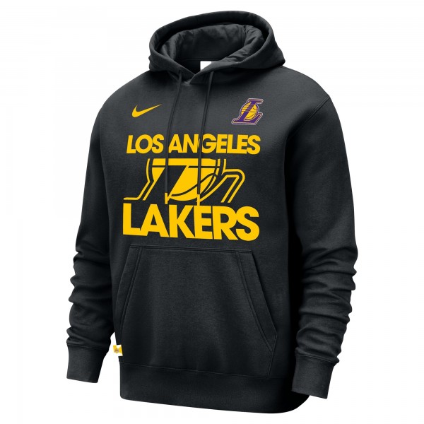 Толстовка Los Angeles Lakers Nike Black Courtside Club