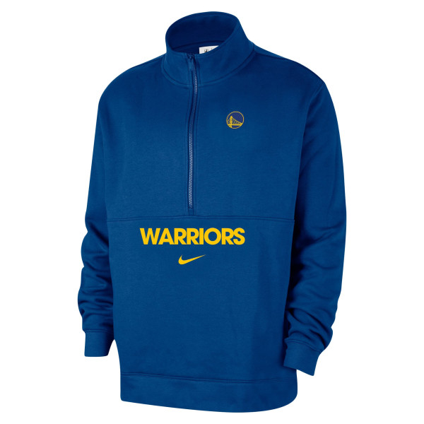 Куртка Golden State Warriors Nike Blue Courtside Club Half-Zip
