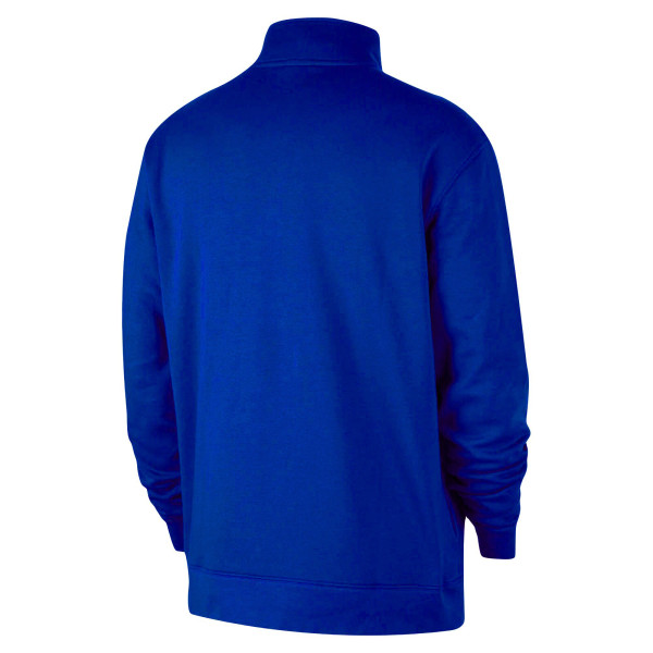 Куртка New York Knicks Nike Blue Courtside Club Half-Zip