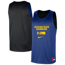 Джерси Golden State Warriors Nike Royal/Black Courtside Reversible Mesh Practice