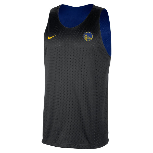 Джерси Golden State Warriors Nike Royal/Black Courtside Reversible Mesh Practice