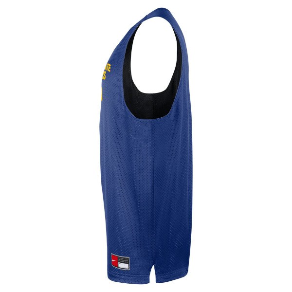 Джерси Golden State Warriors Nike Royal/Black Courtside Reversible Mesh Practice