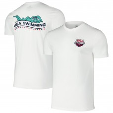 Футболка USA Swimming Flomotion Unisex Later Gator - White