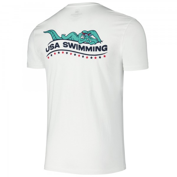 Футболка USA Swimming Flomotion Unisex Later Gator - White