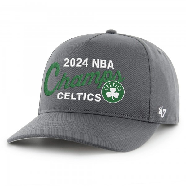 Бейсболка Boston Celtics 47 2024 NBA Finals Champions Hitch - Charcoal