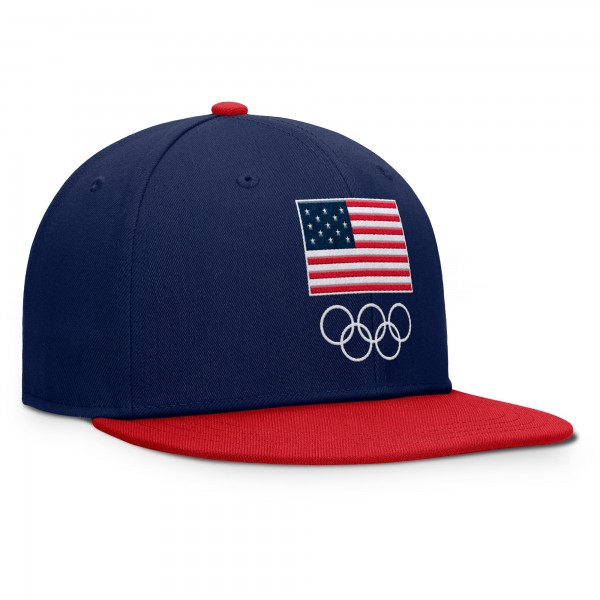 Бейсболка Team USA Fanatics Record - Navy/Red