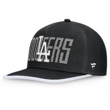 Los Angeles Dodgers Fanatics Black Lets Glow Line Drive Snapback Hat