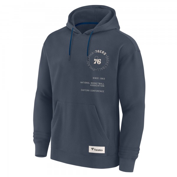 Philadelphia 76ers Fanatics Blue Future Ground Info Elements Premium Pullover Hoodie