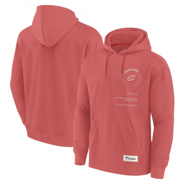 Cleveland Cavaliers Fanatics Red Future Ground Info Elements Premium Pullover Hoodie