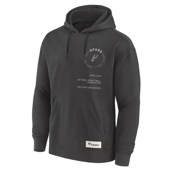 Толстовка San Antonio Spurs Fanatics Gray Future Ground Info Elements Premium