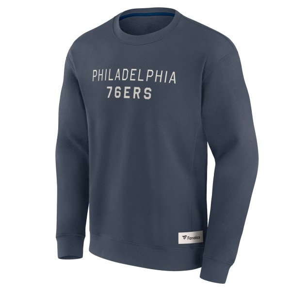 Philadelphia 76ers Fanatics Blue Elements Future Ground Lettering Pullover Sweatshirt