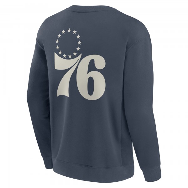 Philadelphia 76ers Fanatics Blue Elements Future Ground Lettering Pullover Sweatshirt