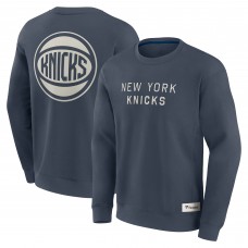 New York Knicks Fanatics Blue Elements Future Ground Lettering Pullover Sweatshirt