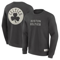 Boston Celtics Fanatics Gray Elements Future Ground Lettering Pullover Sweatshirt