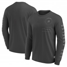 Футболка с длинным рукавом Los Angeles Lakers Fanatics Gray Elements Future Ground Tonal Info