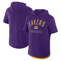 Футболка с капюшоном Los Angeles Lakers Fanatics Purple Pass Legend Raglan