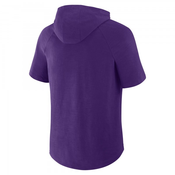 Футболка с капюшоном Los Angeles Lakers Fanatics Purple Pass Legend Raglan